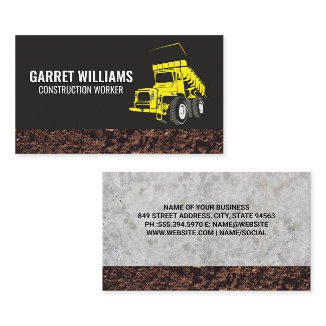 Construction Vehicles Dump Truck | Earth Mover