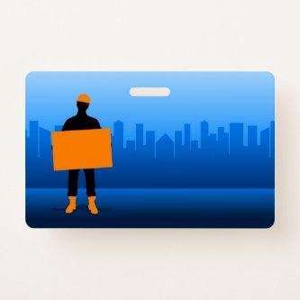 Construction Worker Badge