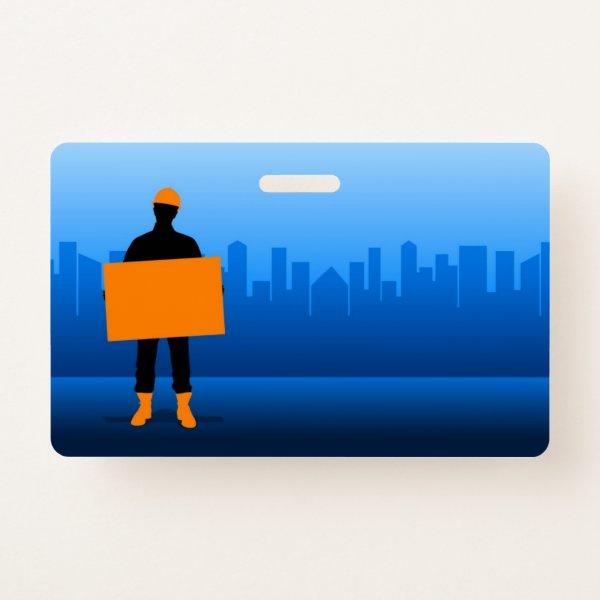 Construction Worker Badge