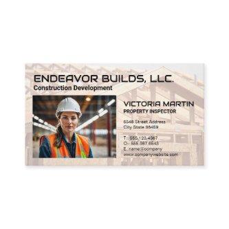 Construction Worker in Warehouse