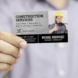 Construction Worker | QR code template