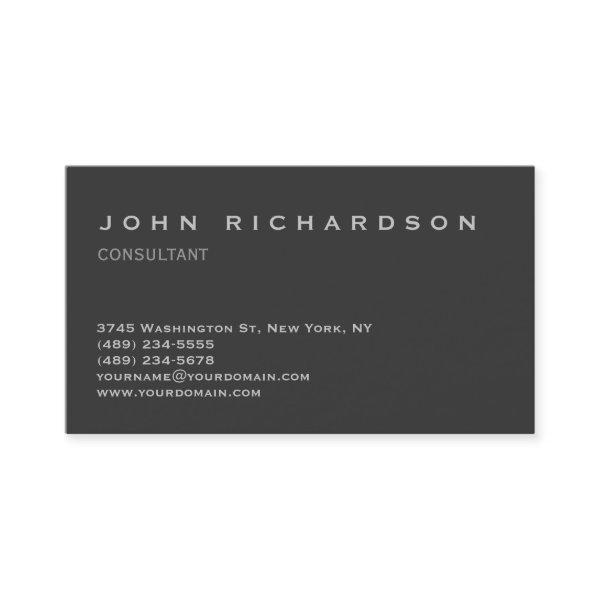 Consultant Professional Elegant Grey
