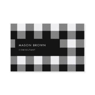 Consultant Profi Modern Geometric Buffalo Plaid