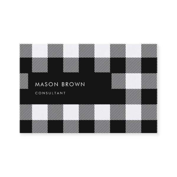 Consultant Profi Modern Geometric Buffalo Plaid