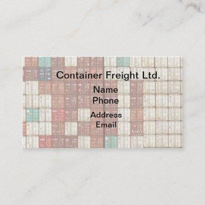 Container Shipping and Freight