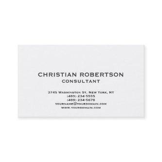 Contemporary Black White Consultant