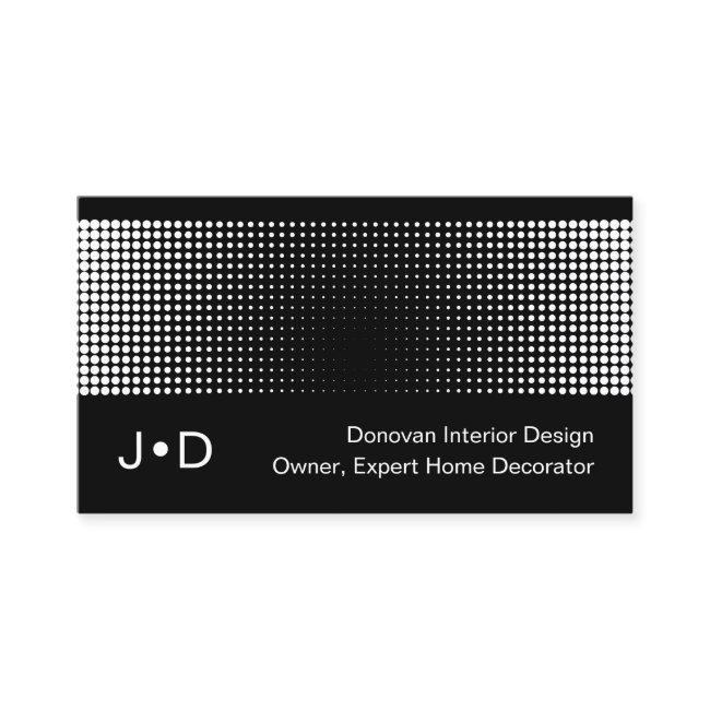 Contemporary Eclectic Black And White Art Pattern
