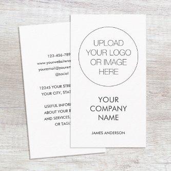Contemporary Minimalist Custom Logo White Gray