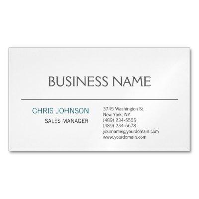 Contemporary Modern Minimalist Plain  Magnet