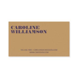Contemporary Yellow Purple Minimal Bold Name Logo