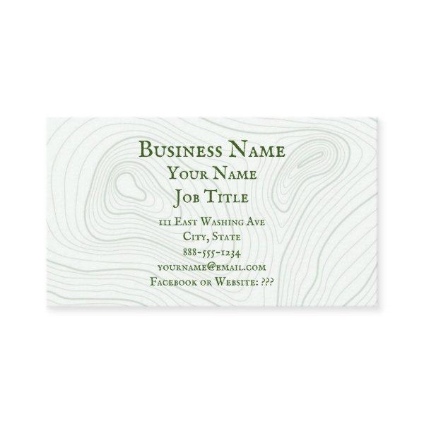 Contours Appointment Card