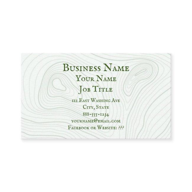 Contours Appointment Card
