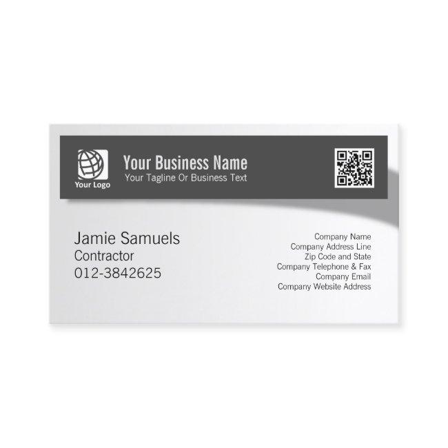 Contractor Professional Trade Skills Shadow Banner