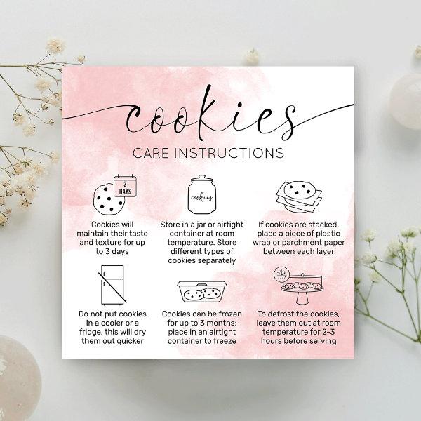 Cookies Care Guide Bakery Thank You Square