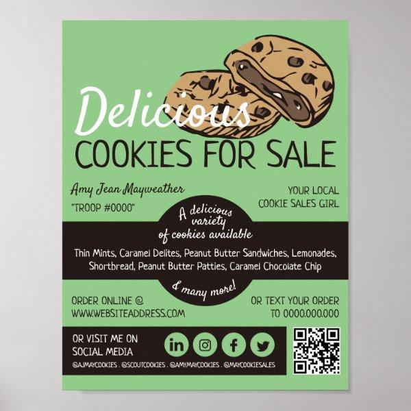 Cookies Design, Cookie Sales Fundraising Poster