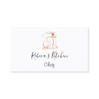 Cooking Logo Robot Mixer Chef Sweets Bakery Rose