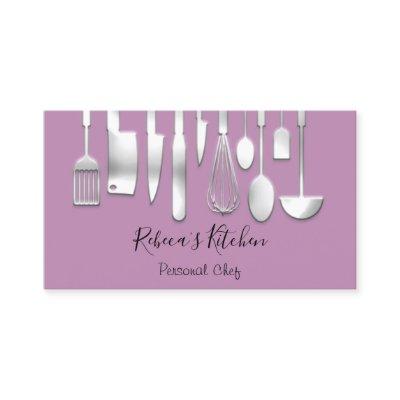 Cooking Personal Chef Restaurant Purple
