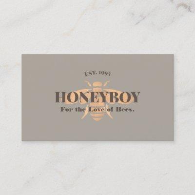Cool Beekeeper Honey Bee Logo  Business
