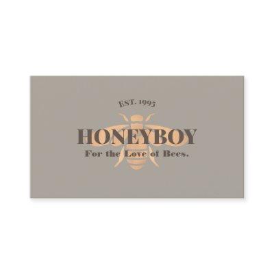 Cool Beekeeper Honey Bee Logo  Business