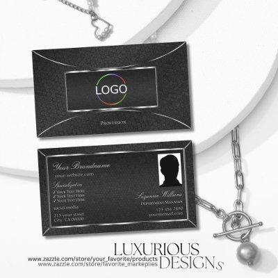 Cool Black Snake Silver Decor with Logo and Photo