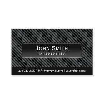 Cool Black Stripes Interpreter