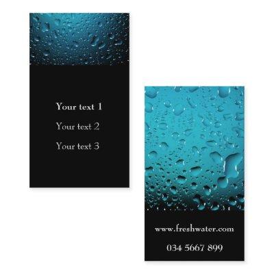 Cool Blue water drops