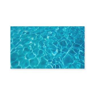 cool blue water photograph  template
