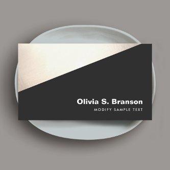 Cool Bold Geometric Gold Black