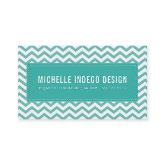 COOL CHEVRON PATTERN preppy modern jade green
