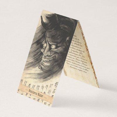 Cool classic vintage japanese demon head tattoo