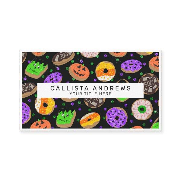 Cool Cute Glitter Confetti Donuts Halloween