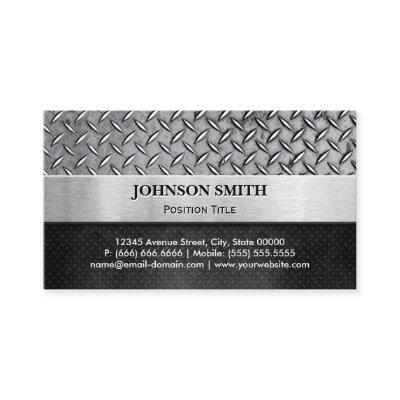 Cool Embossed Diamond Cut and Brushed Heavy Metal