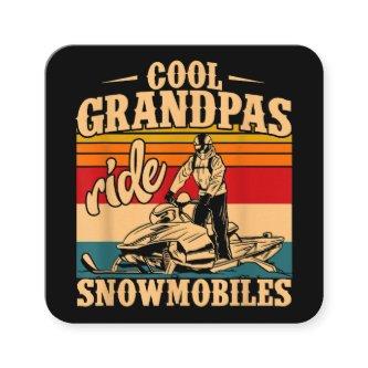 Cool Grandpas rides Snowmobiles Snowmobile Snowmob Square