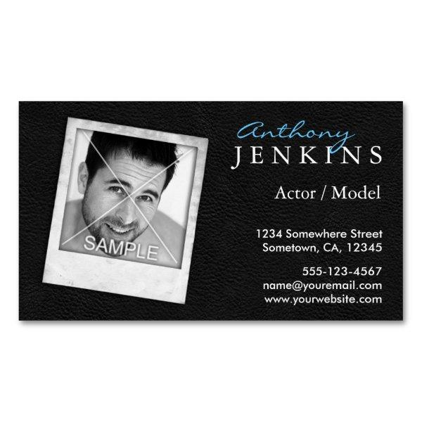 Cool Leather Frame Add Your Own Photo Actor Magnetic