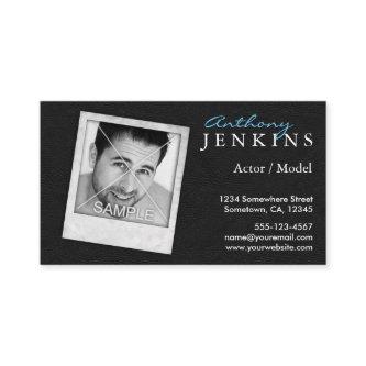 Cool Leather Frame Custom Photo Actors Headshot