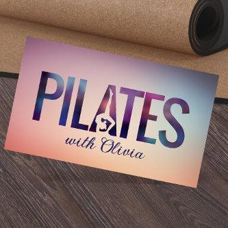 Cool Minimal Pilates Instructor