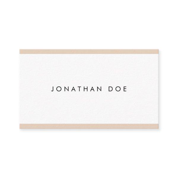 Cool Minimalist Plain Professional Sophisticated