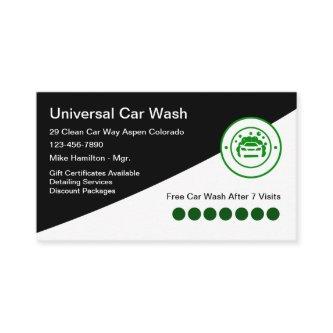 Cool Modern Car Wash Loyalty Rewards