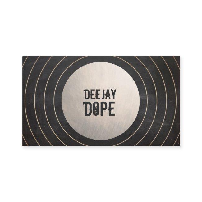 Cool Music Deejay DJ Brushed Gold and Black