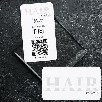 Cool QR Code Hairstylist Cosmetology Professional