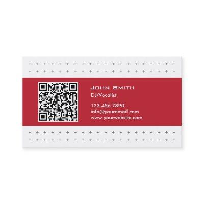Cool QR Code Red Label DJ Music