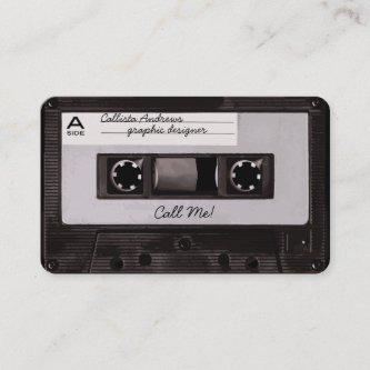 Cool Retro 80's Cassette Tape Mixtape