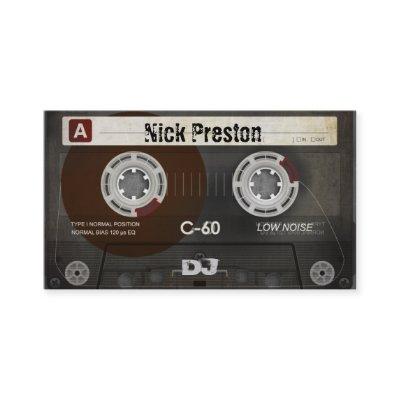 Cool Retro Audio Cassette | DJ Professional
