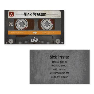 Cool Retro Audio Cassette | DJ Professional