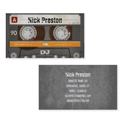 Cool Retro Audio Cassette | DJ Professional