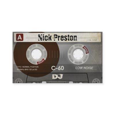 Cool Retro Audio Cassette | DJ Professional