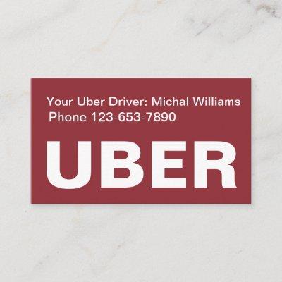 Cool Simple Uber Driver Ride Hailing