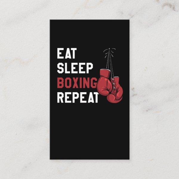 Cool Sports Eat Sleep Boxing Repeat