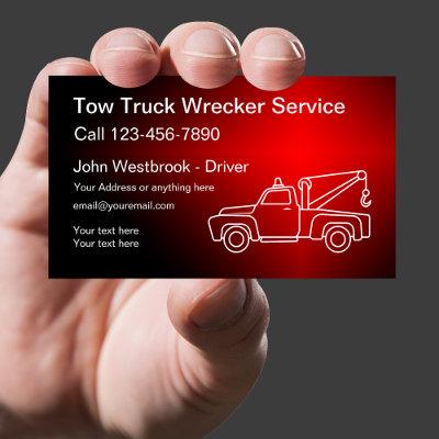 Cool Tow Truck Wrecker Driver