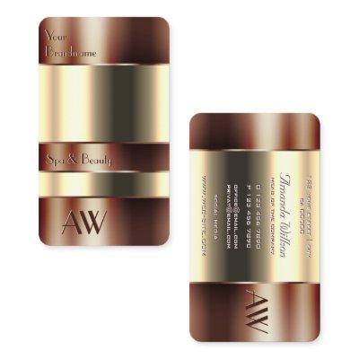 Copper Glass Case Look with Beige Liquids Monogram